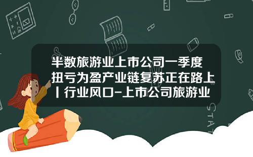 半数旅游业上市公司一季度扭亏为盈产业链复苏正在路上丨行业风口-上市公司旅游业