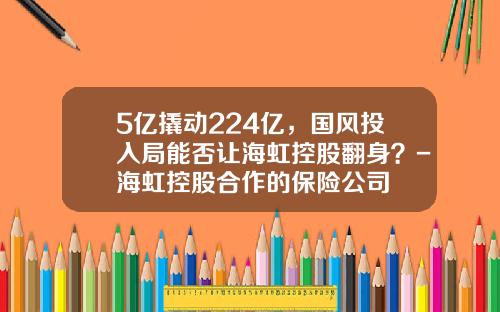 5亿撬动224亿，国风投入局能否让海虹控股翻身？-海虹控股合作的保险公司