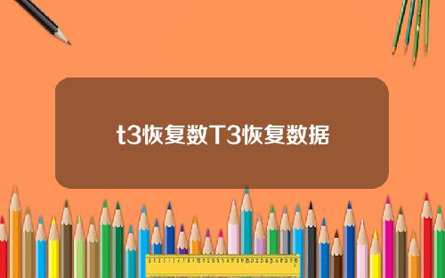 t3恢复数T3恢复数据