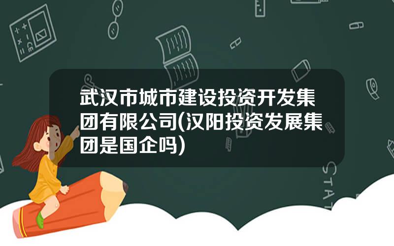 武汉市城市建设投资开发集团有限公司(汉阳投资发展集团是国企吗)