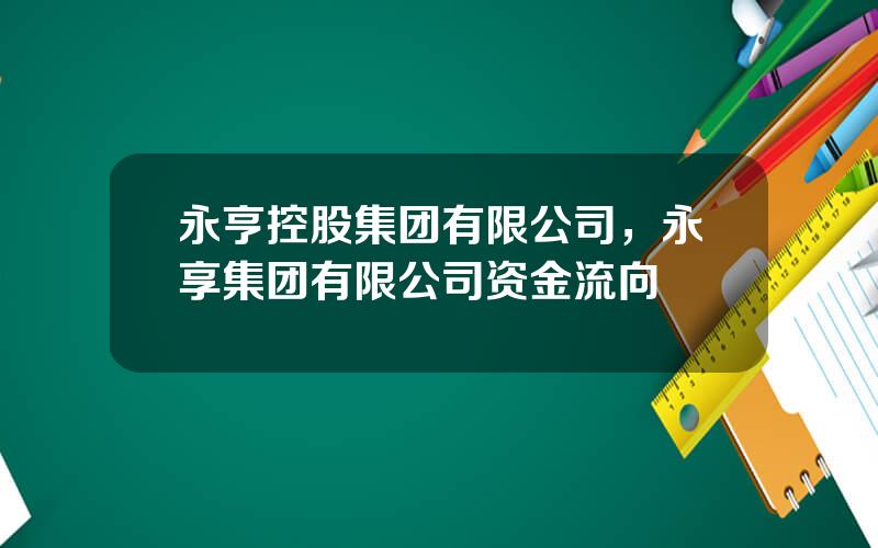 永亨控股集团有限公司，永享集团有限公司资金流向